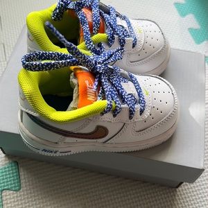 Multicolor Nike AirForce 1s